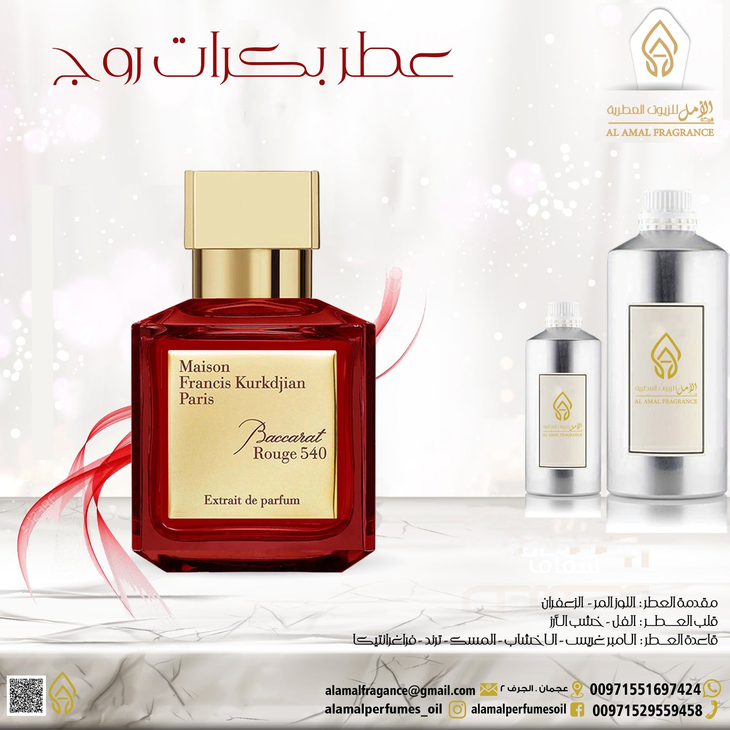 Baccarat Rouge inspired by